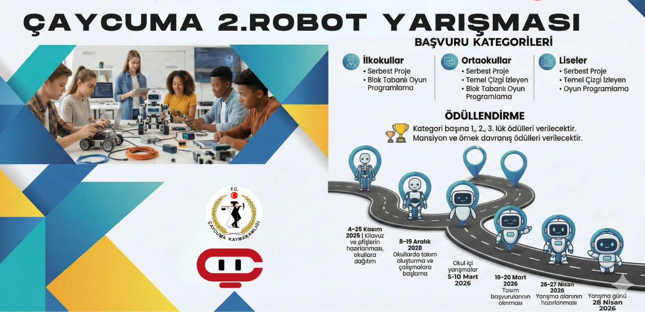 2.ROBOT YARIŞMASI TAKVİMİ BELLİ OLDU